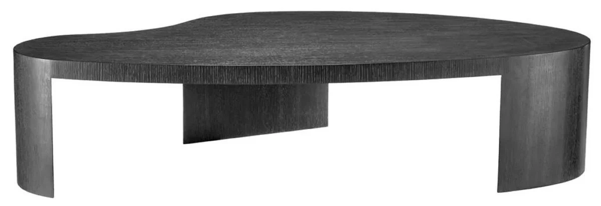 Casa Padrino mesa de centro de lujo negro gris 150 x 86 x A. 35 cm - Mesa de sal¨®n de lujo - Muebles de sal¨®n - Muebles de hotel - Calidad de lujo