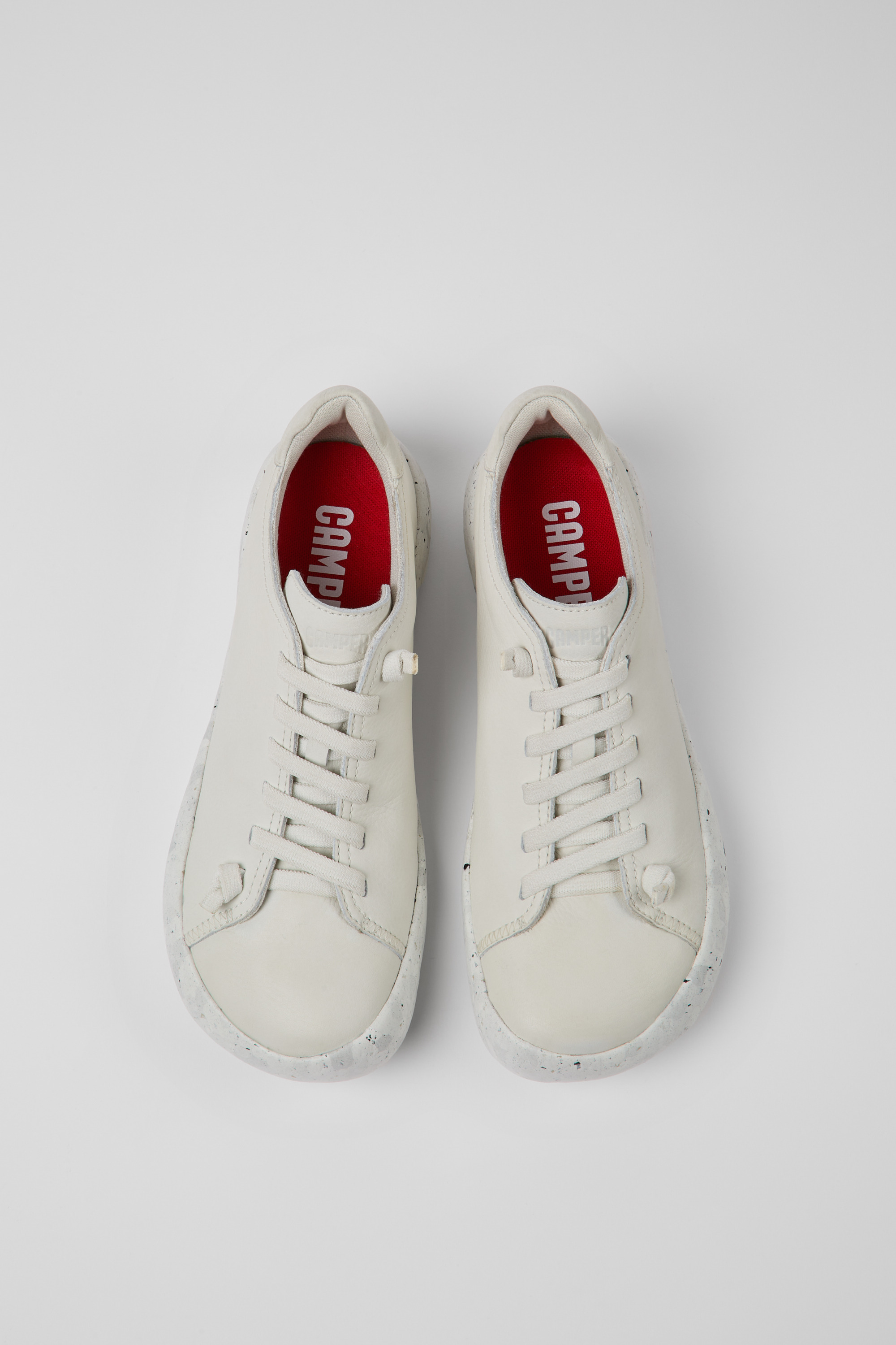 Peu Stadium - White leather sneakers for men