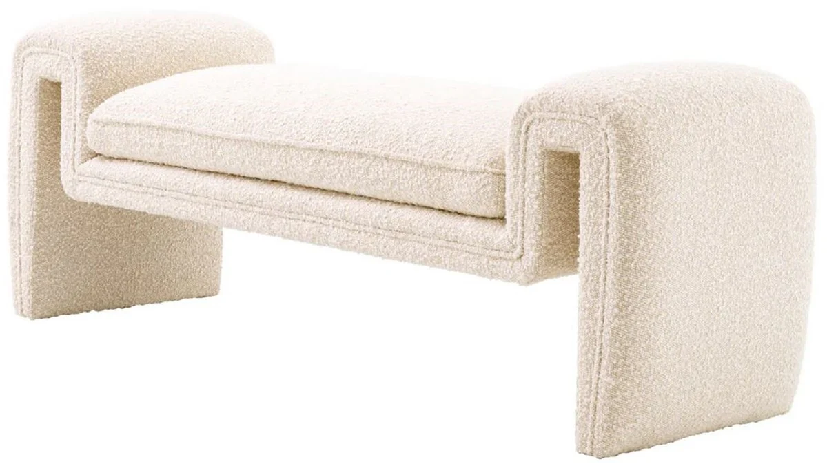 Casa Padrino banco de lujo crema 144 cm - Calidad de lujo