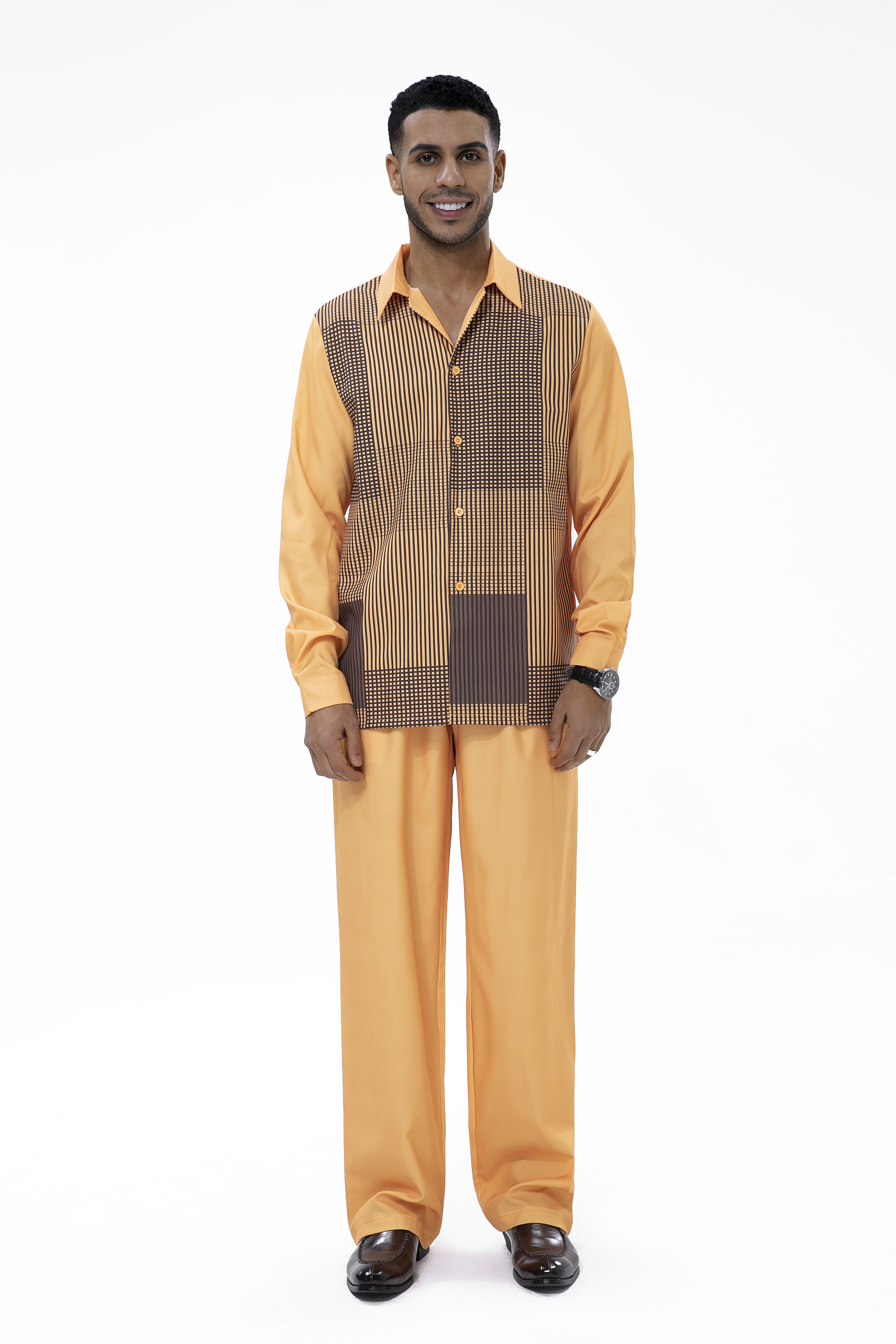 Suitmens Long-Sleeve Trousers Two-Piece Walking Set