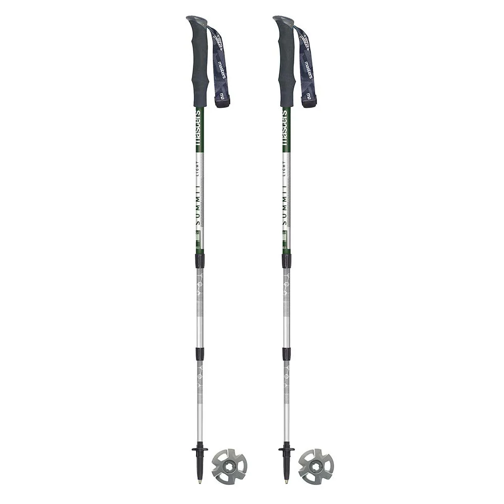Masters SUMMIT LIGHT verde - Bastones de trekking telescópicos
