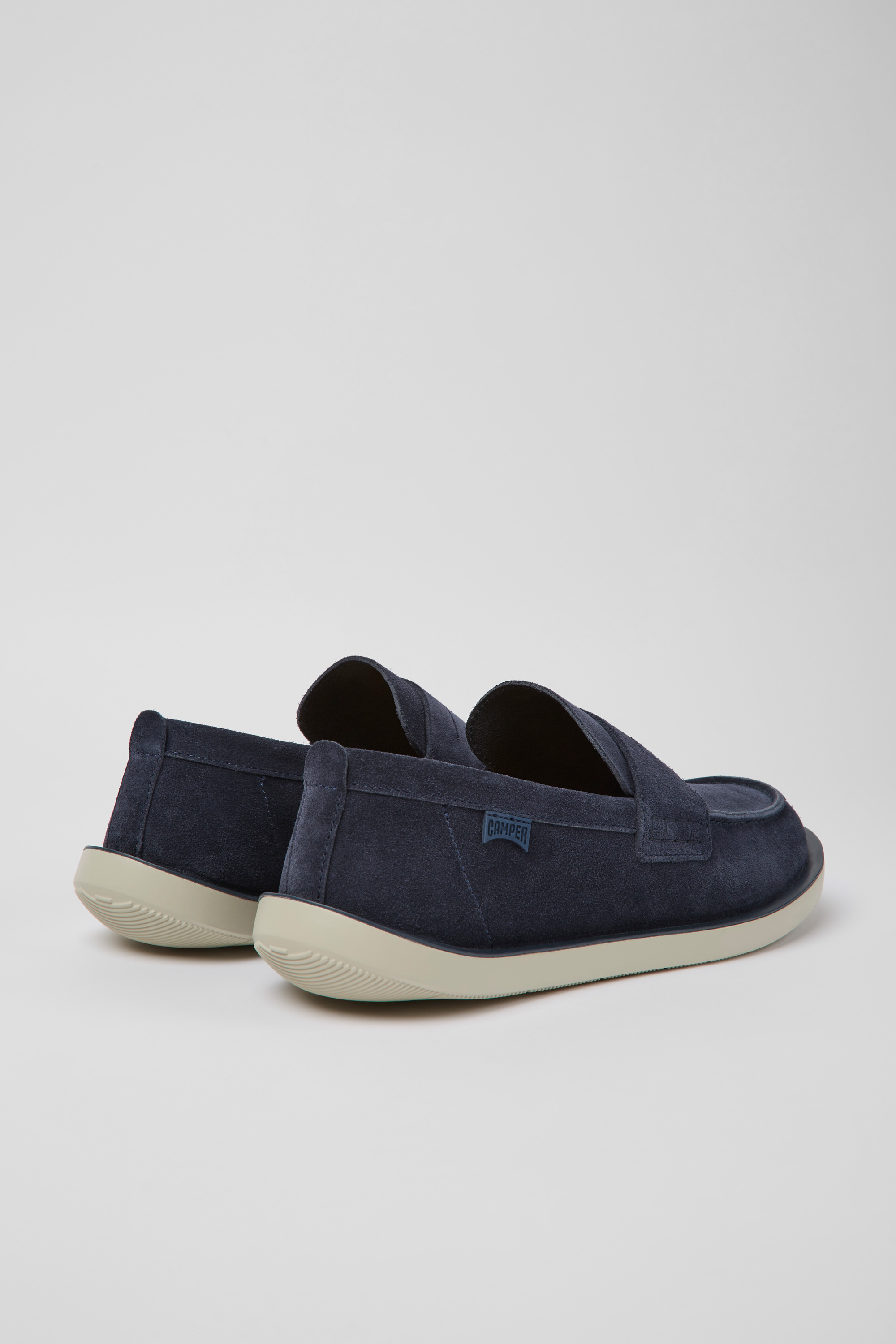 Wagon - Blue nubuck shoes for men
