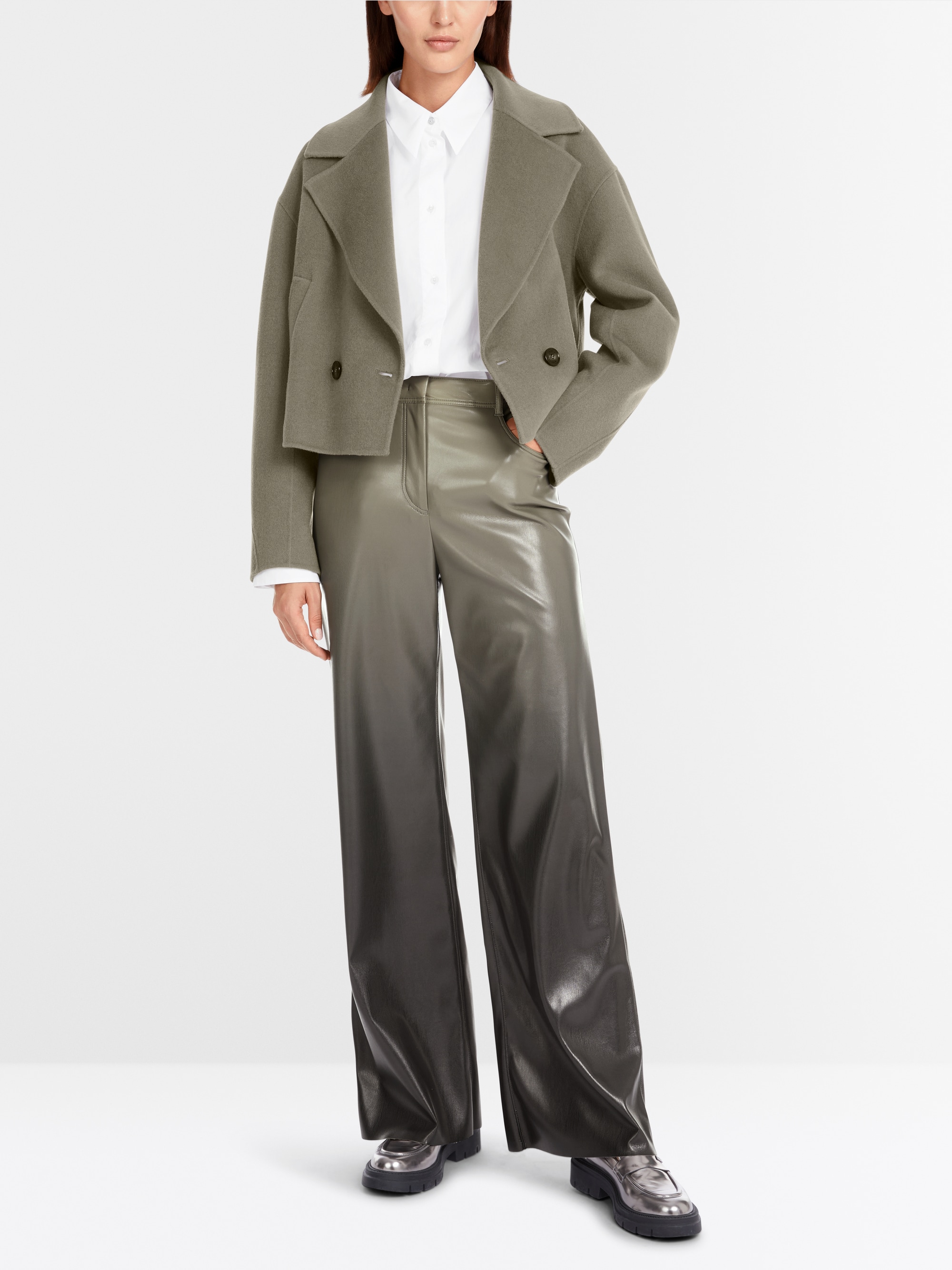 Marc-Cain Shirt blouse with wrap effect