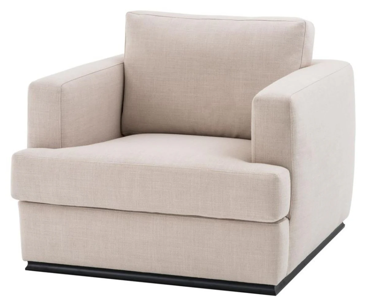 Casa Padrino sillón color natural 96 x 103 x H. 86 cm - calidad de lujo