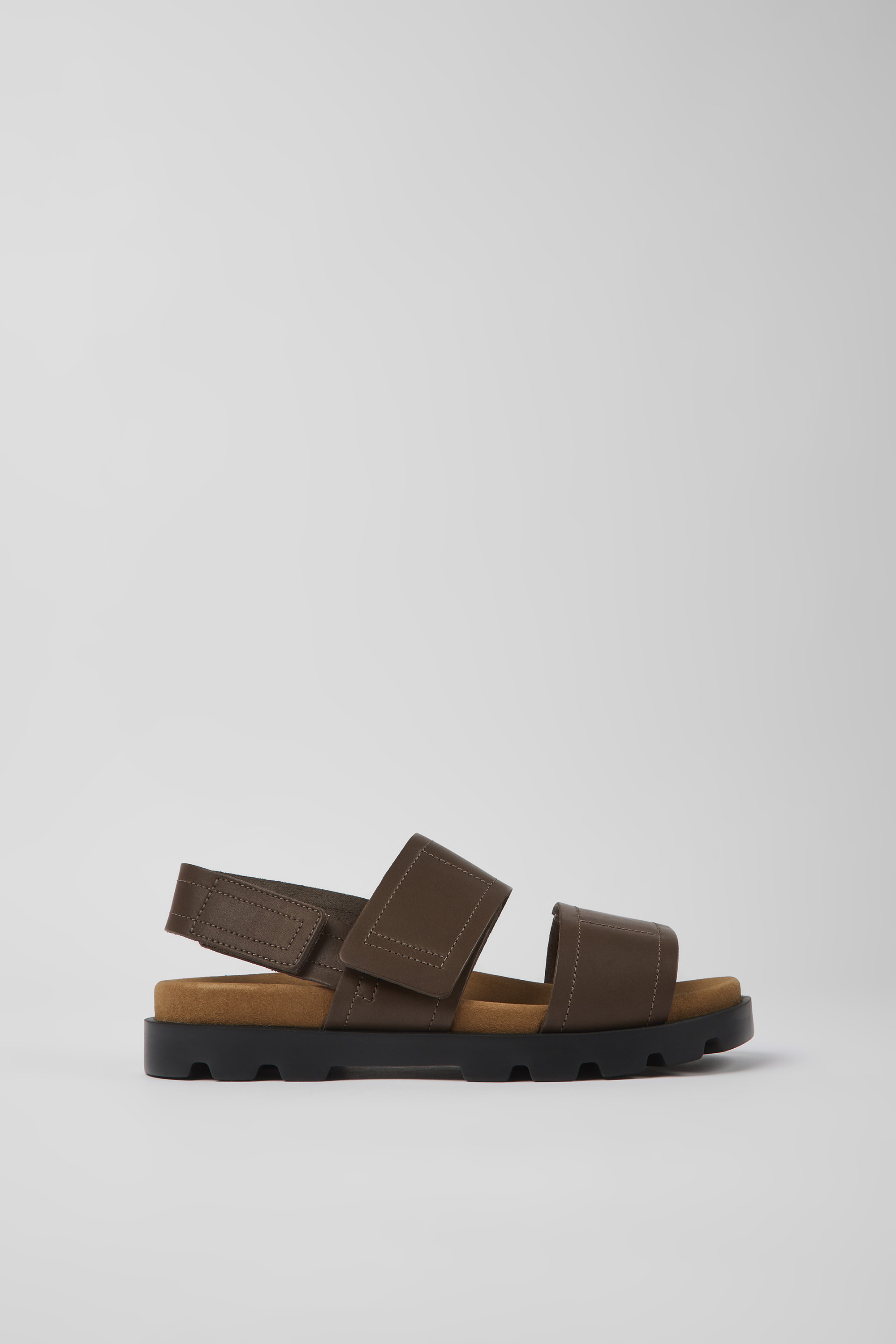 Brutus Sandal - Brown leather sandals for women
