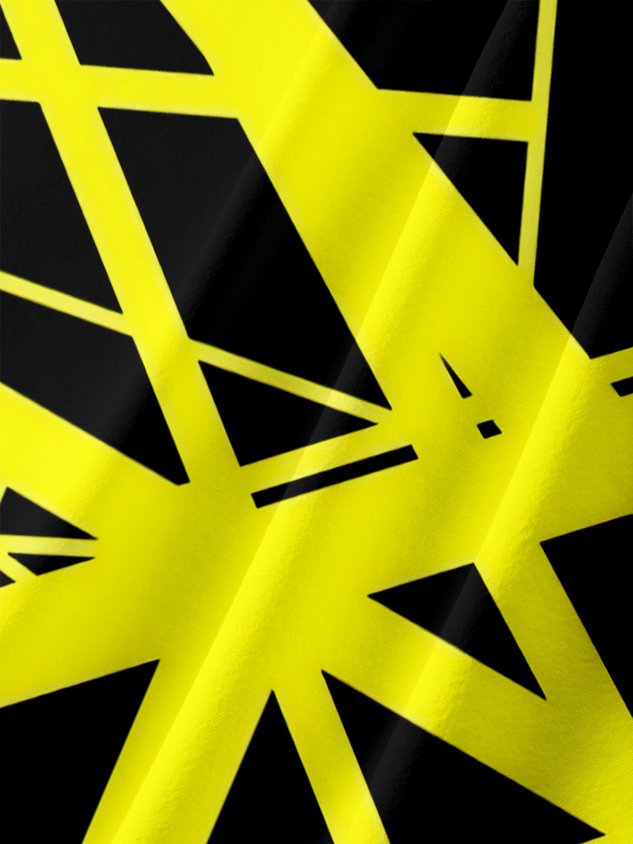 Art Geometric Chest Pocket Short Sleeve Casual Shirt