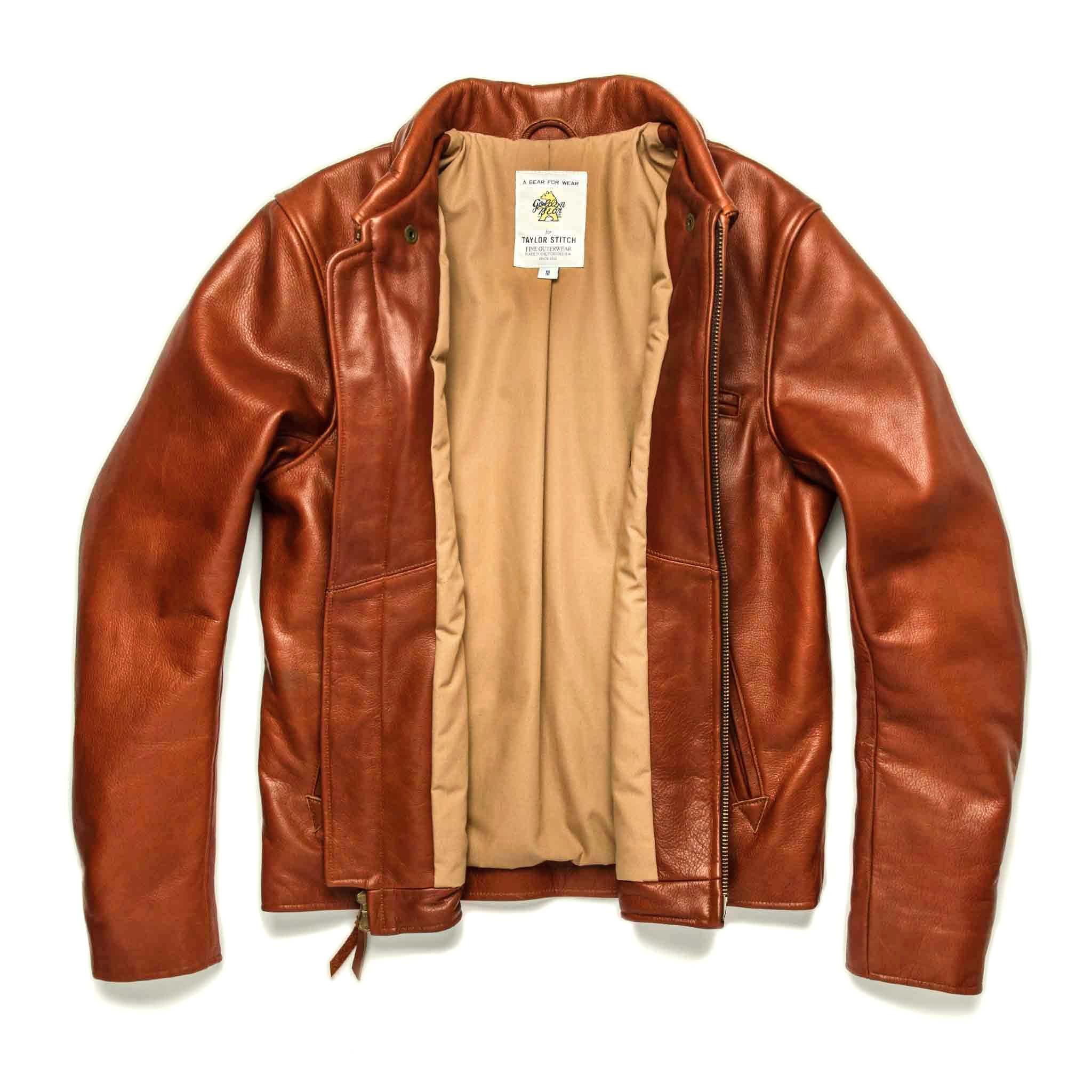The Moto Jacket in Whiskey Steerhide
