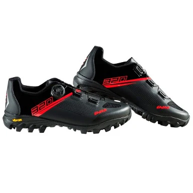 ZAPATILLAS MOUNTAIN BIKE EASSUN 320 - NEGRO / ROJO