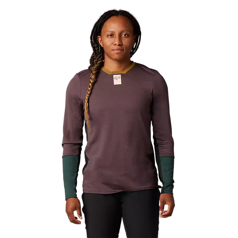Womens Defend Long Sleeve Jersey