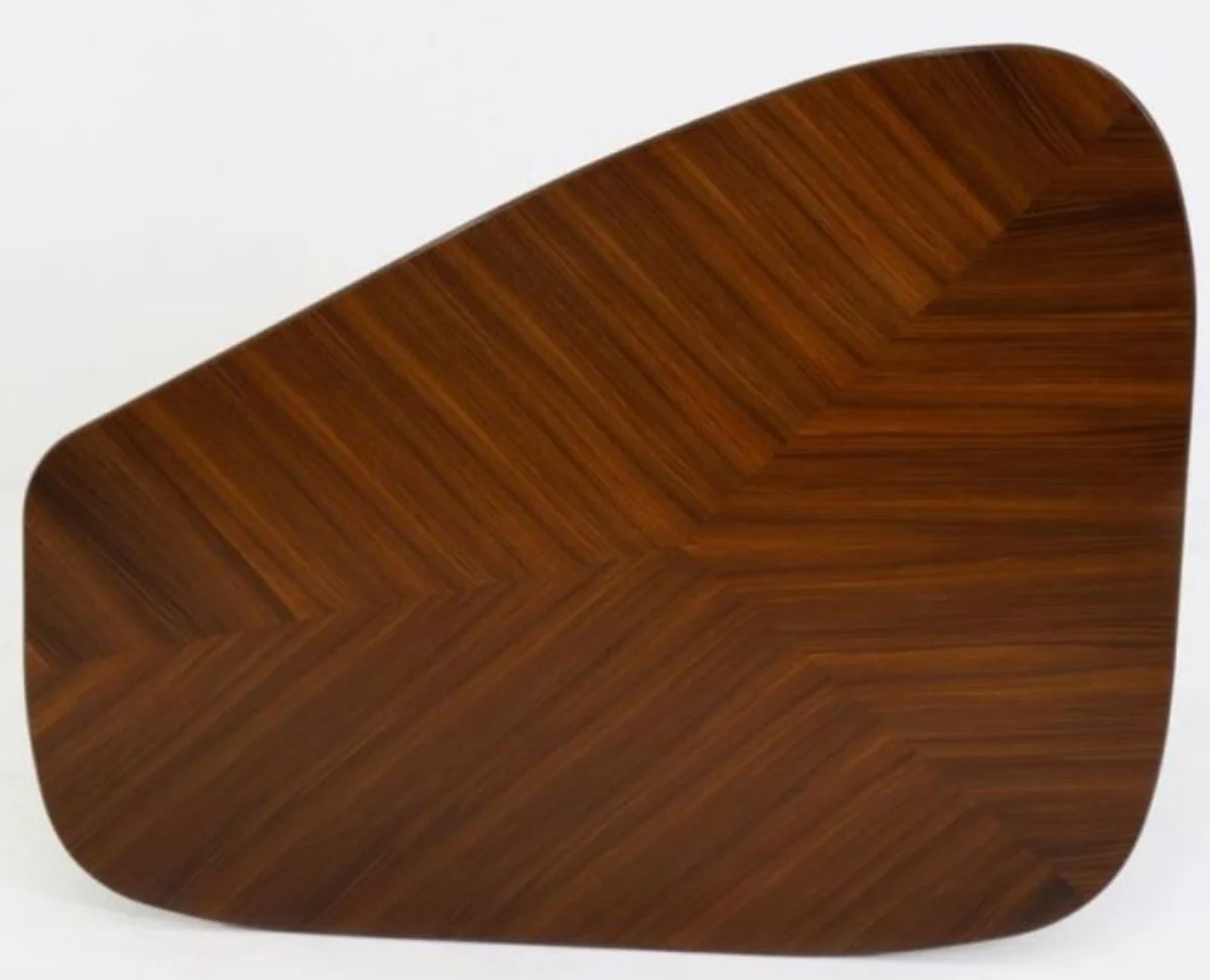 Casa Padrino mesa de centro de lujo marr¨®n oscuro 105 x 84 x A. 39 cm - Mesa de sal¨®n de madera maciza - Muebles de sal¨®n de lujo