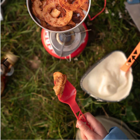 Primus Lightweight Trailcutlery Tritan Rojo - Set de cubiertos