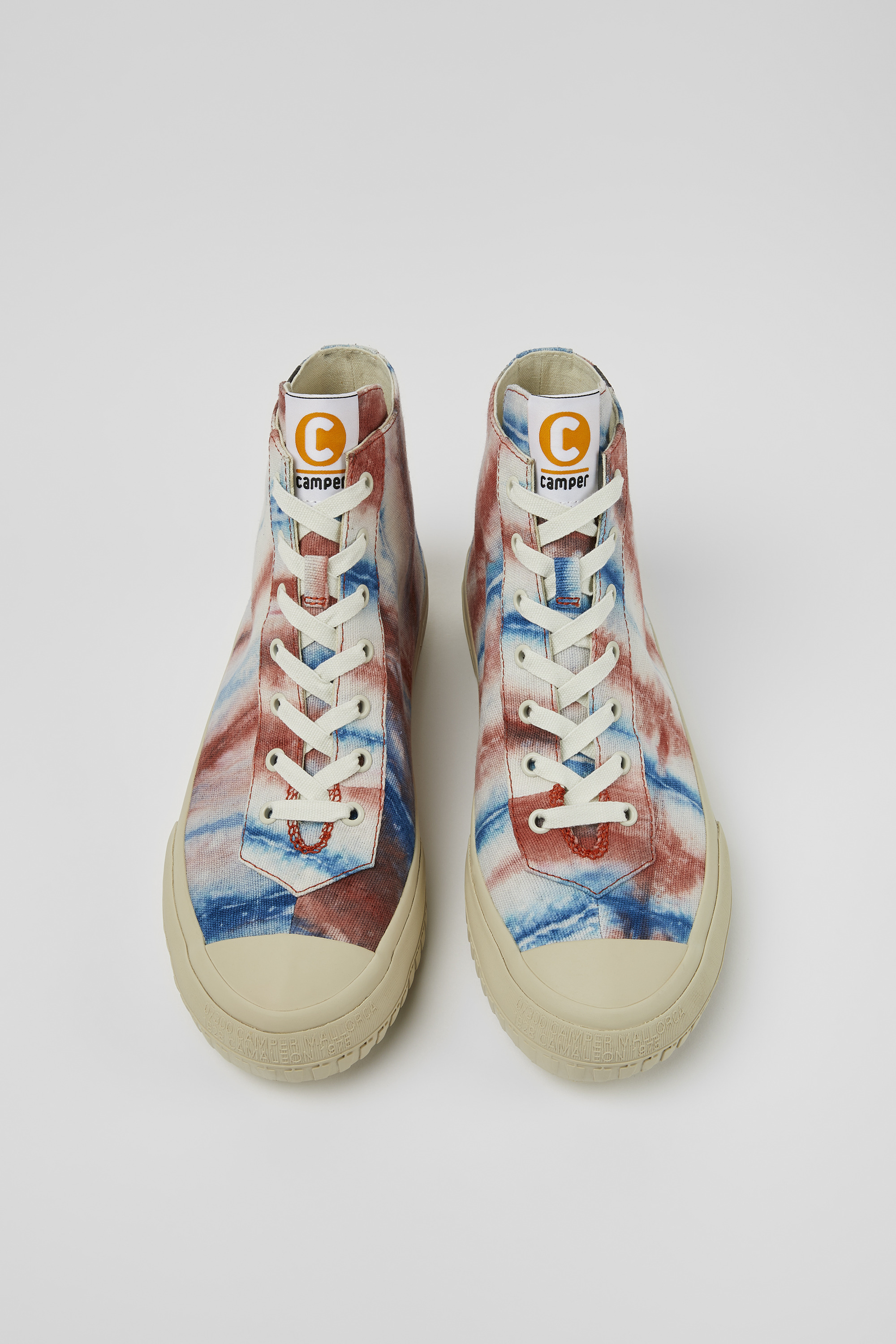 Camper x EFI - Multicolored organic cotton sneakers for men
