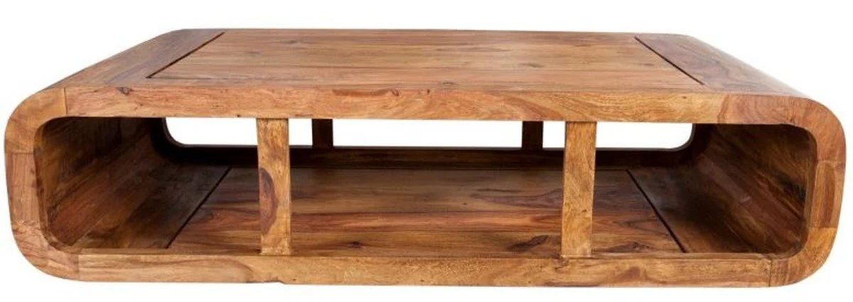 Casa Padrino mesa de centro de madera maciza de dise?o natural 100 x H. 30 cm - mesa de sal¨®n