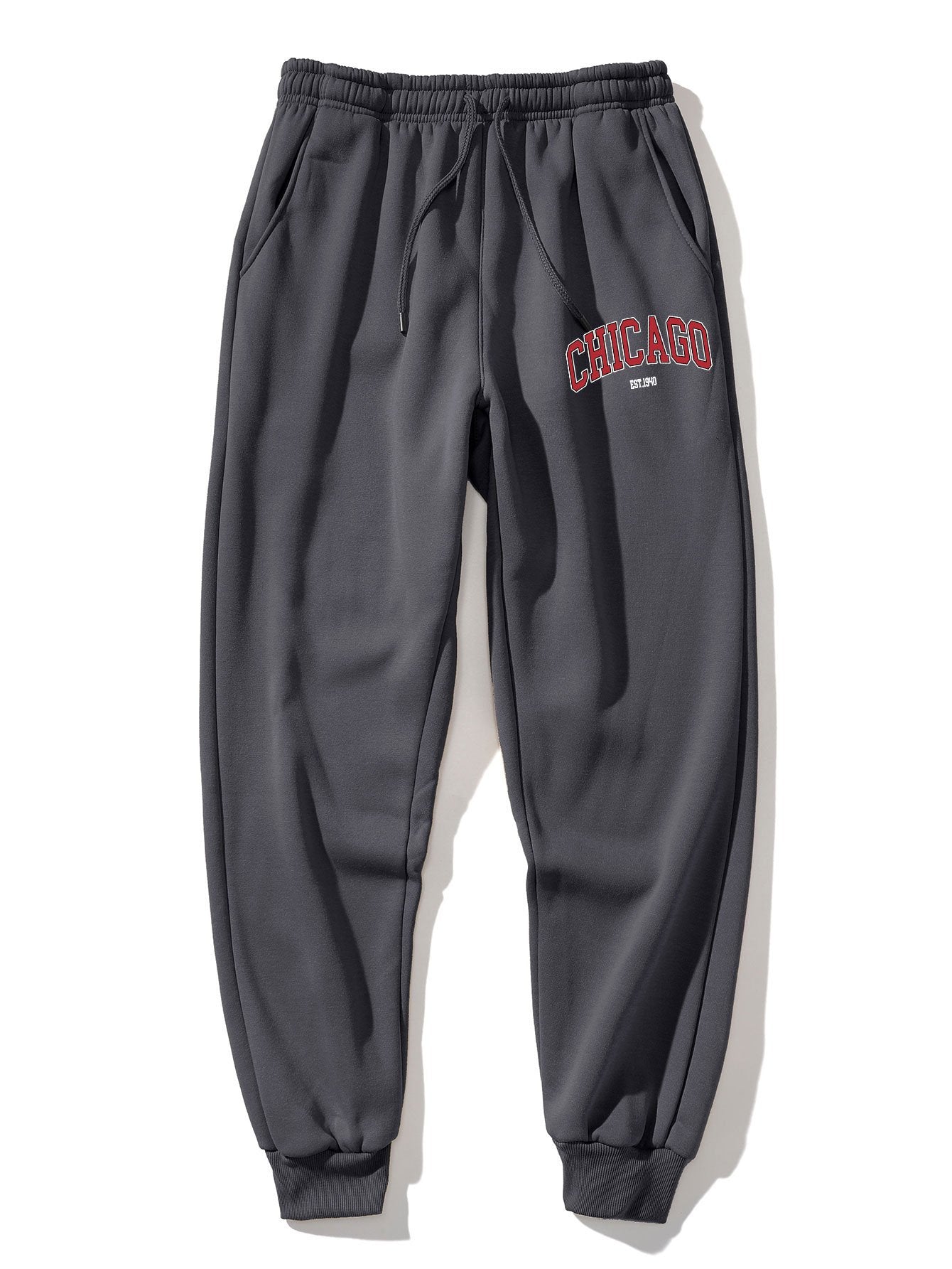 Chicago Print Jogger Pants