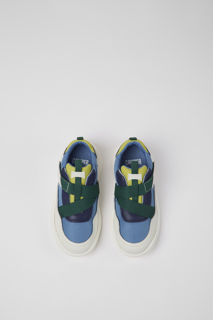 CRCLR Multicolored leather and fabric sneakers for boys