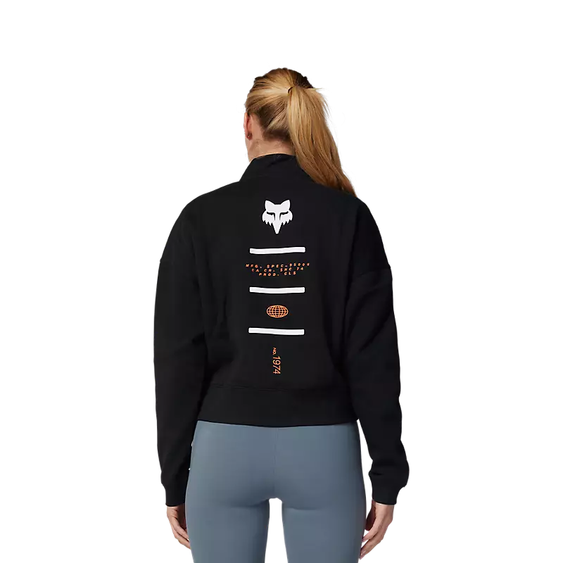 Womens Magnetic Zip Hoodie