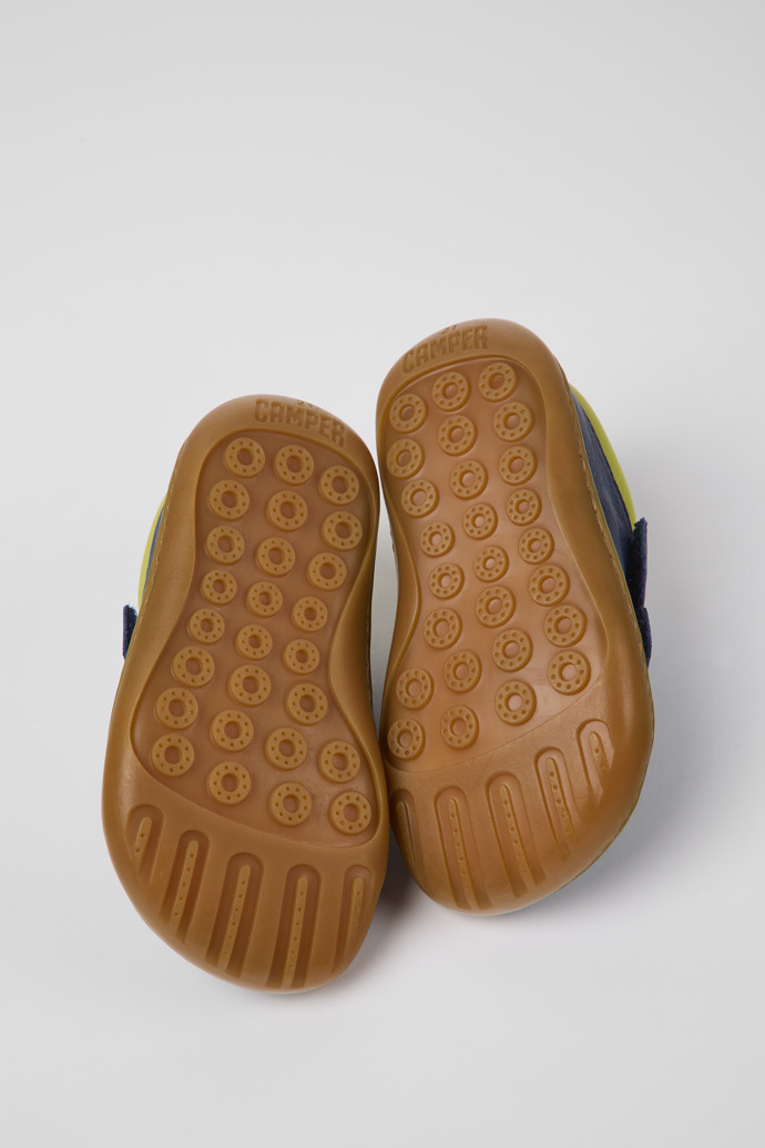 Peu Blue leather shoes for kids