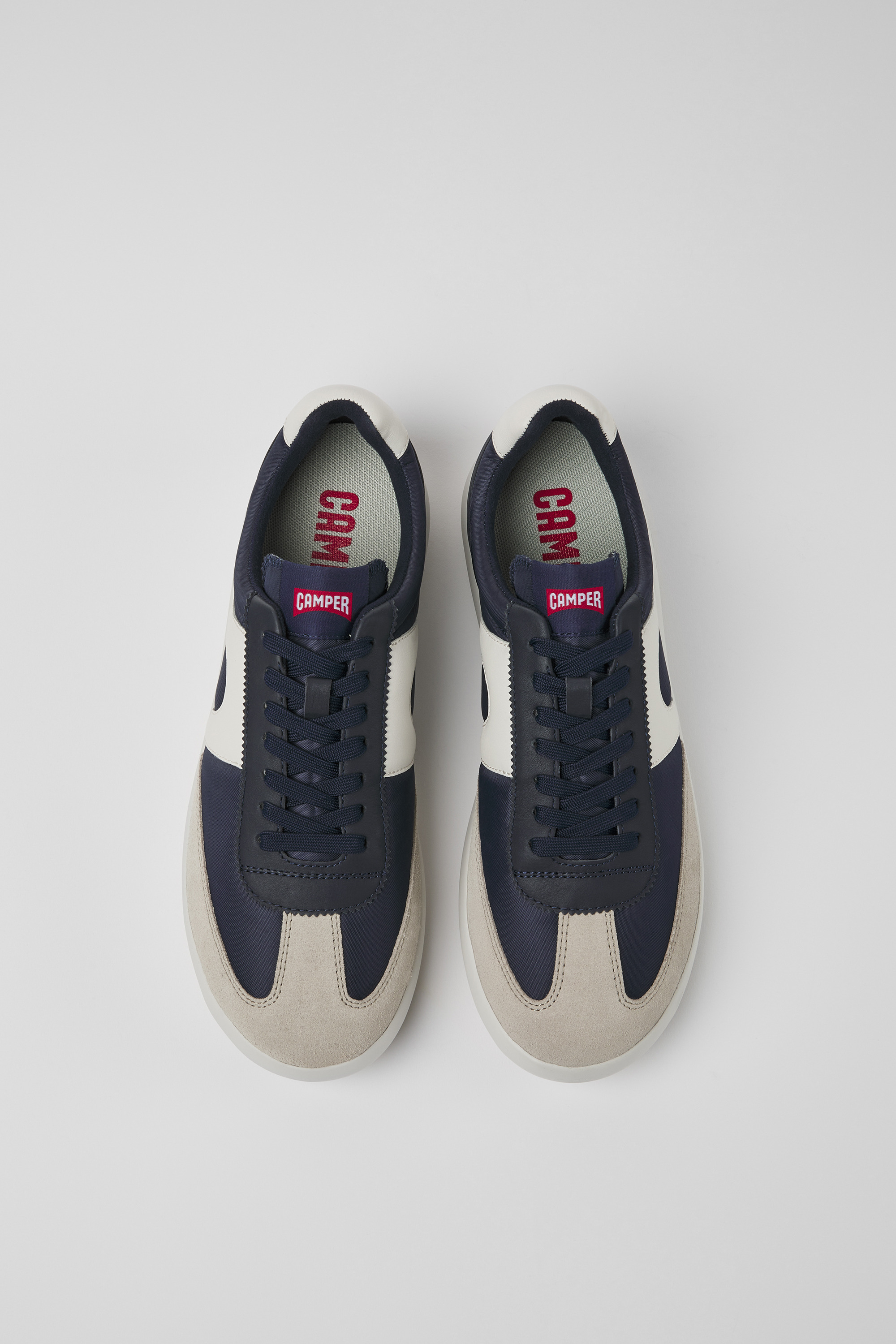 Pelotas XLite - Blue textile and leather sneakers for men