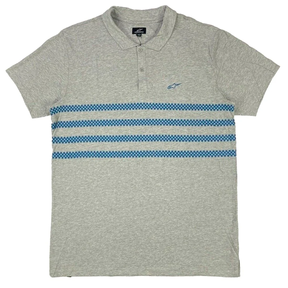 POLO ALPINESTARS PERPETUAL STRIPE GRIS