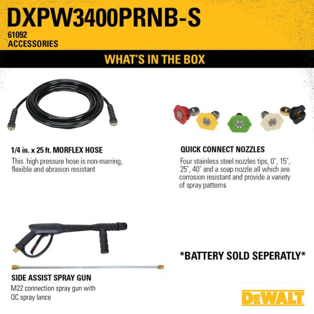 3400 PSI 2.5 GPM Gas Cold Water PressuReady Pressure Washer with OEM Branded Engine