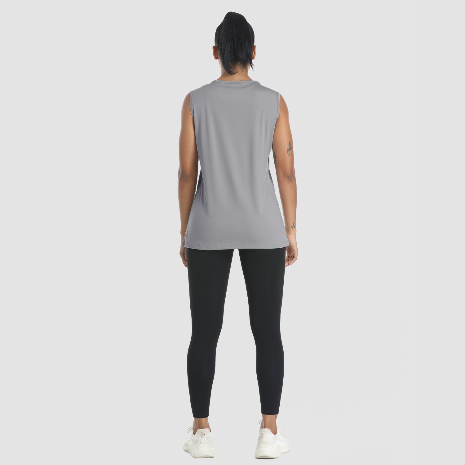 Women's Sleeveless Workout Shirts Dry Fit Running Wicking Tank Tops Active Gym