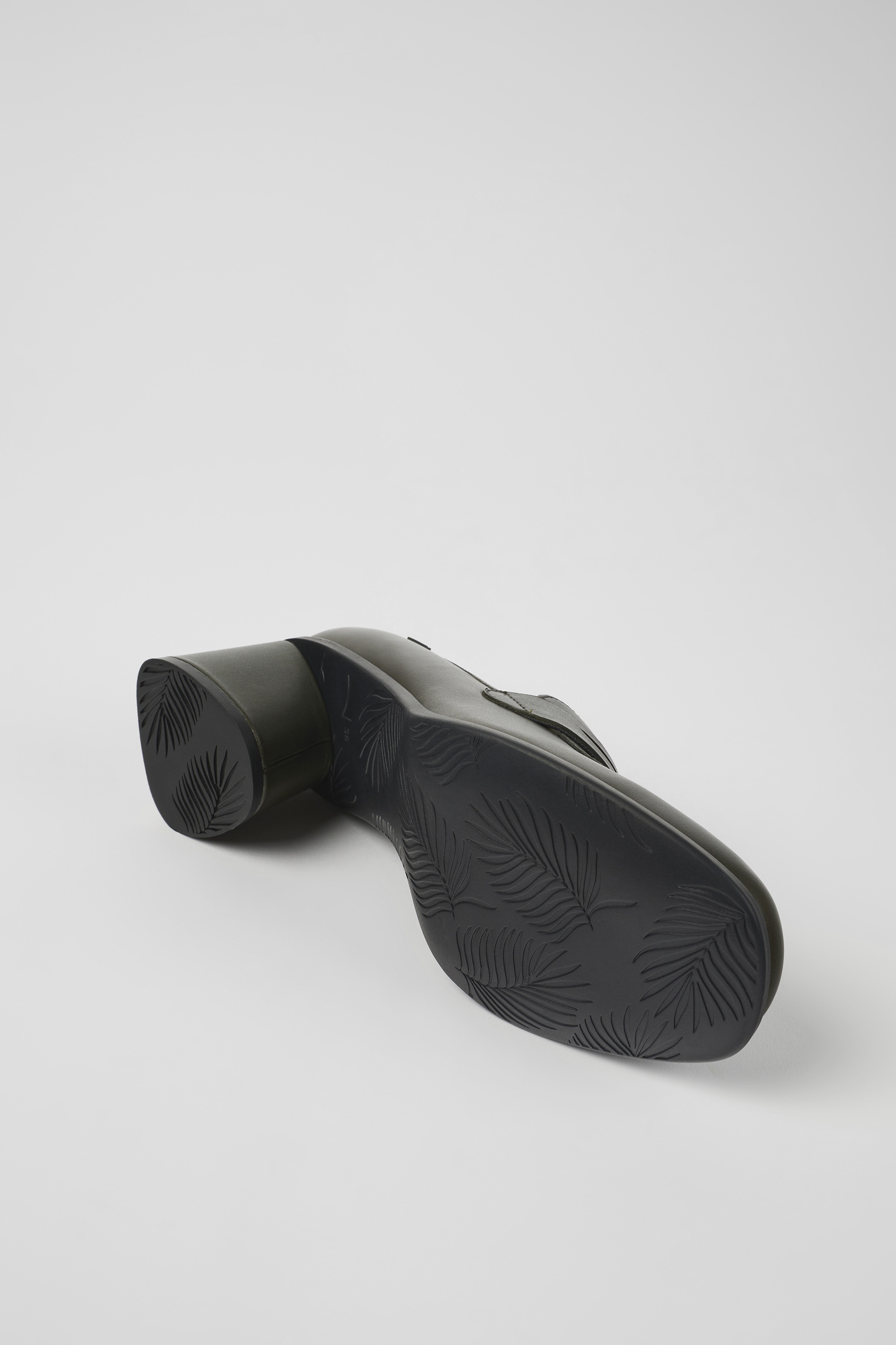 Kiara - Green leather heels