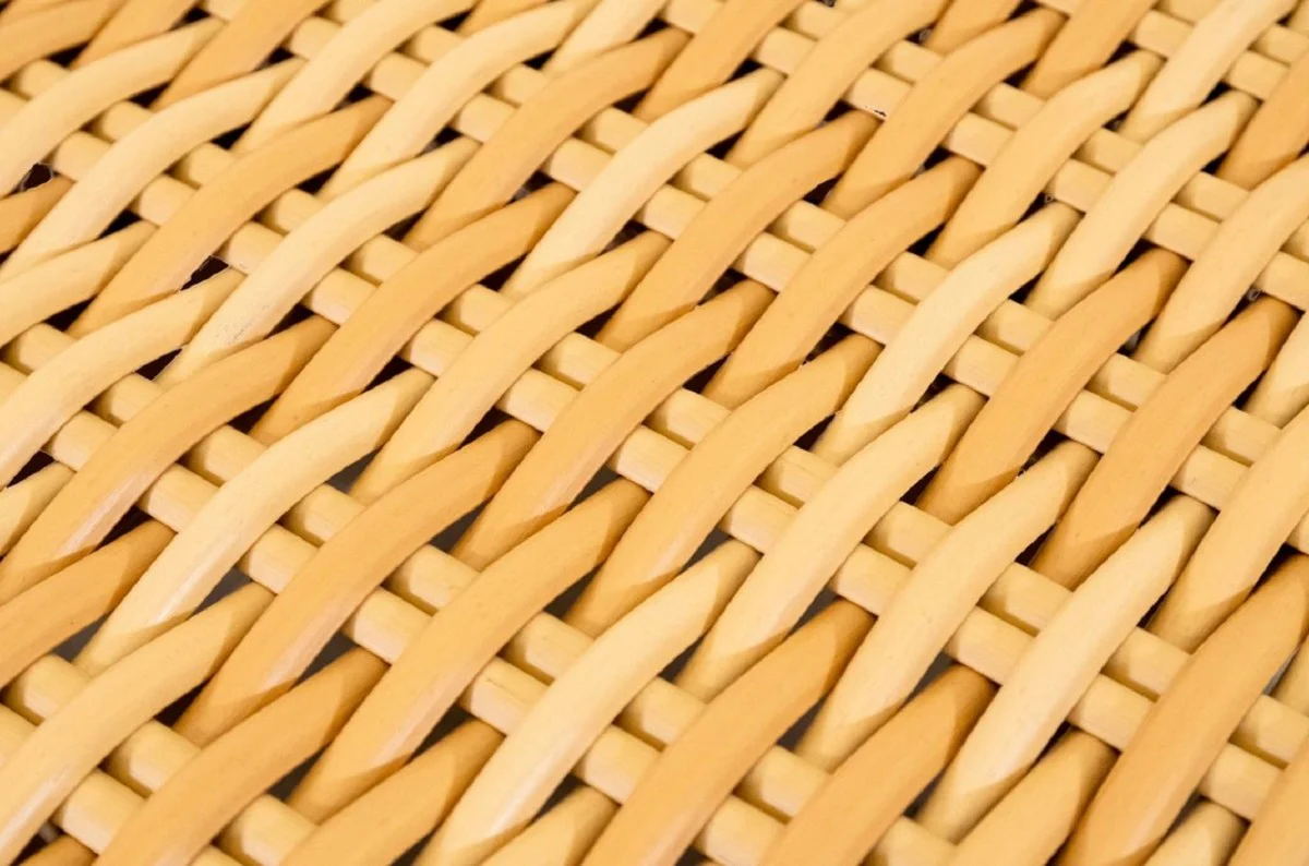 Casa Padrino mesa de centro de jard¨ªn de lujo natural 74 x 74 x A. 30 cm