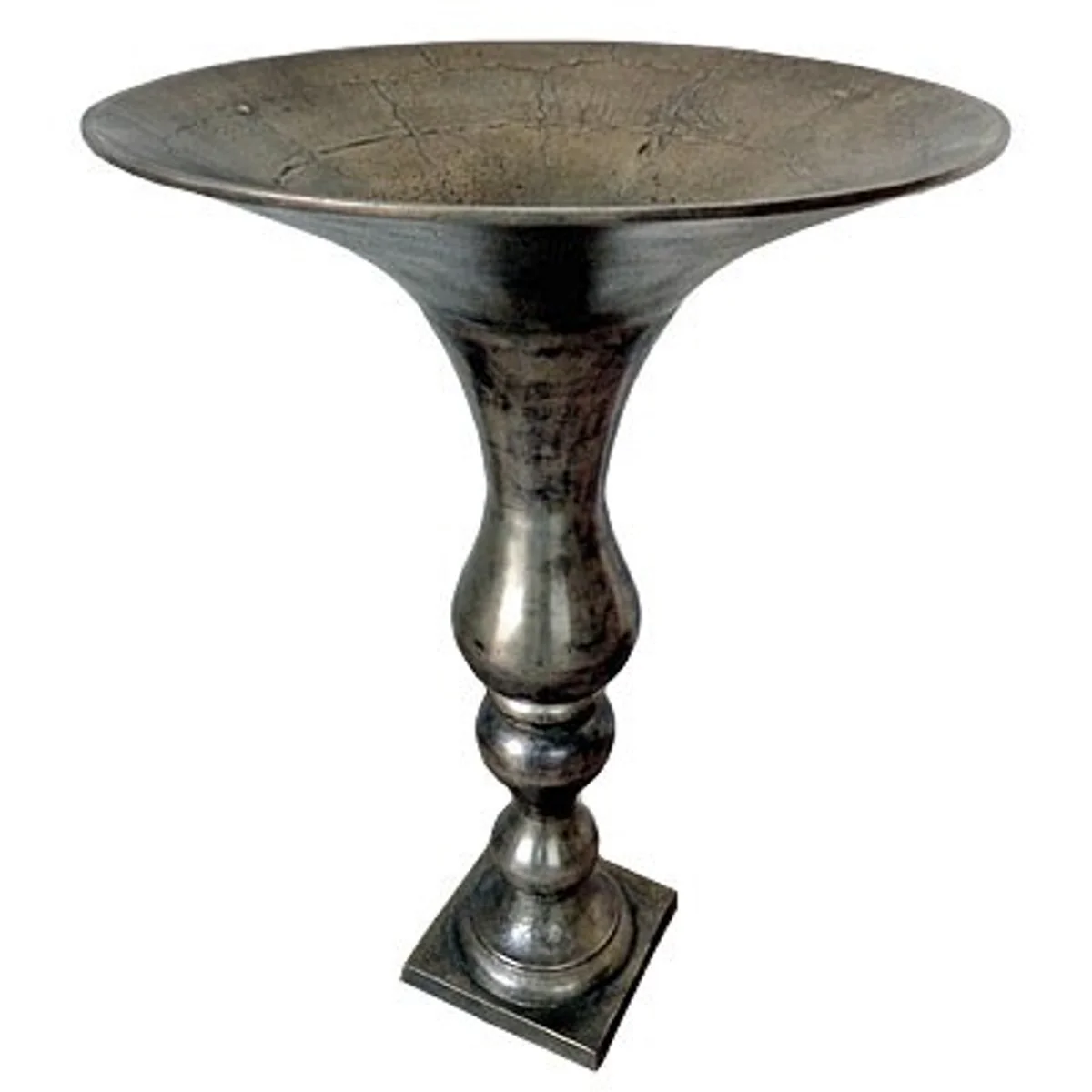 Giant Casa Padrino Vintage Brass Flower Vase 60 x H 88 cm - Art Nouveau Decoration Vase Antique Style