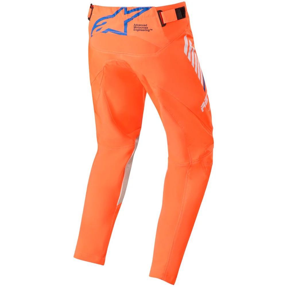 PANTALON INFANTIL ALPINESTARS YOUTH RACER TECH 20 -  NARANJA / BLANCO /AZUL