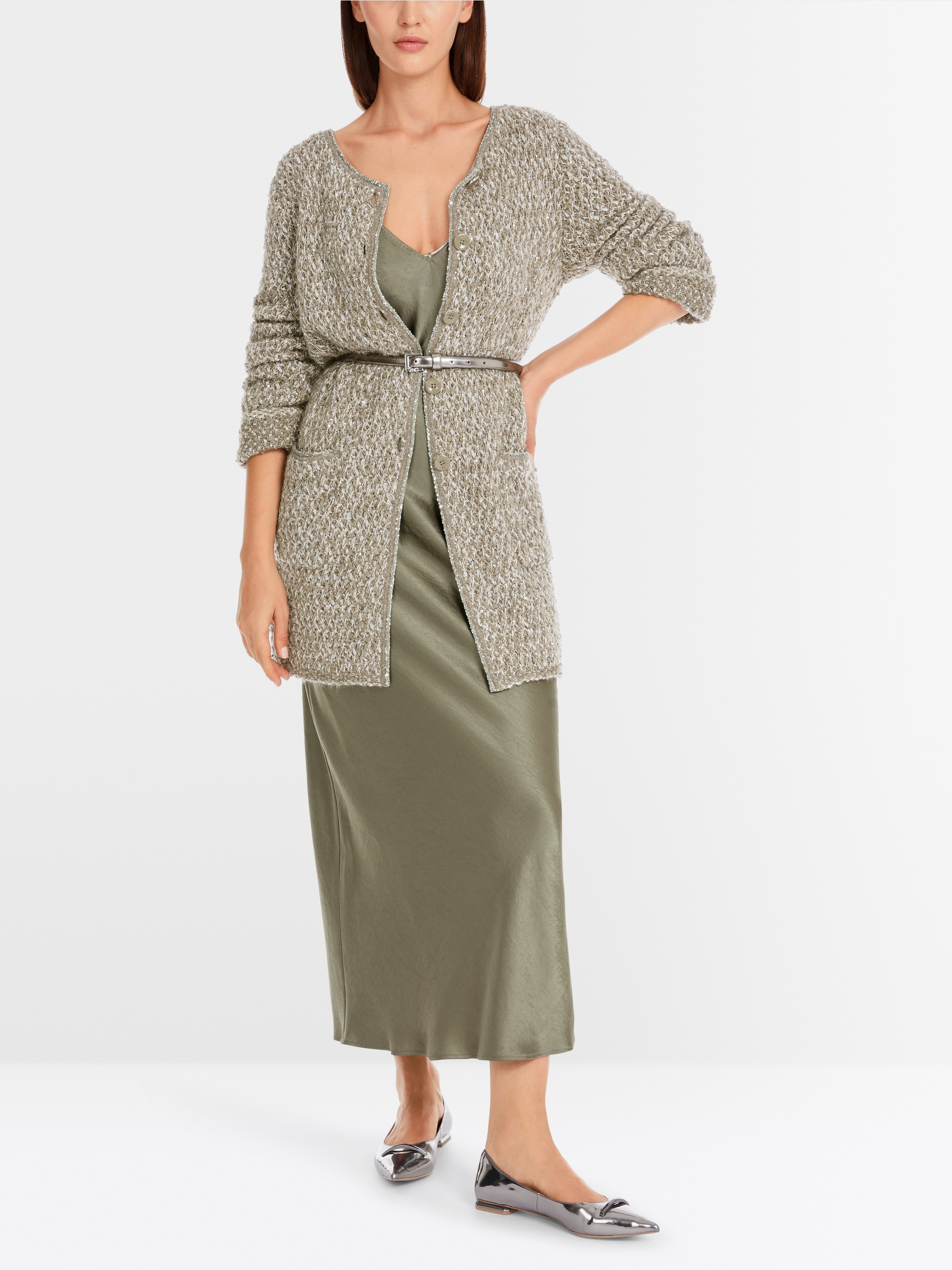 Marc-Cain Slip dress with rhinestone cord