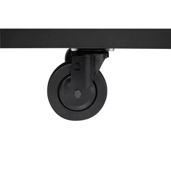 62 IN. 5-DRAWER 1-DOOR MOBILE WORKBENCH, MATTE BLACK