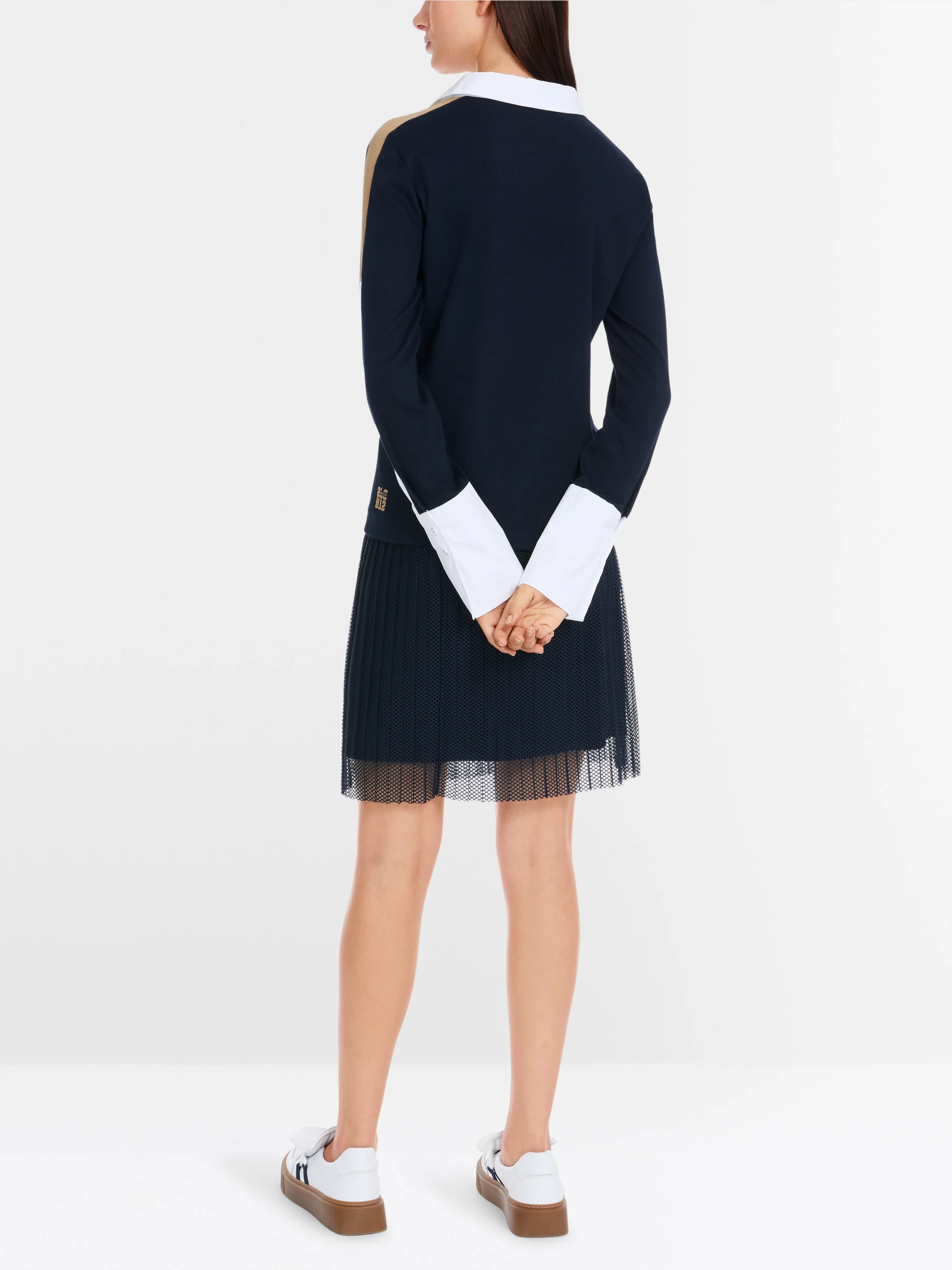 Marc-Cain Polo shirt with colour blocking