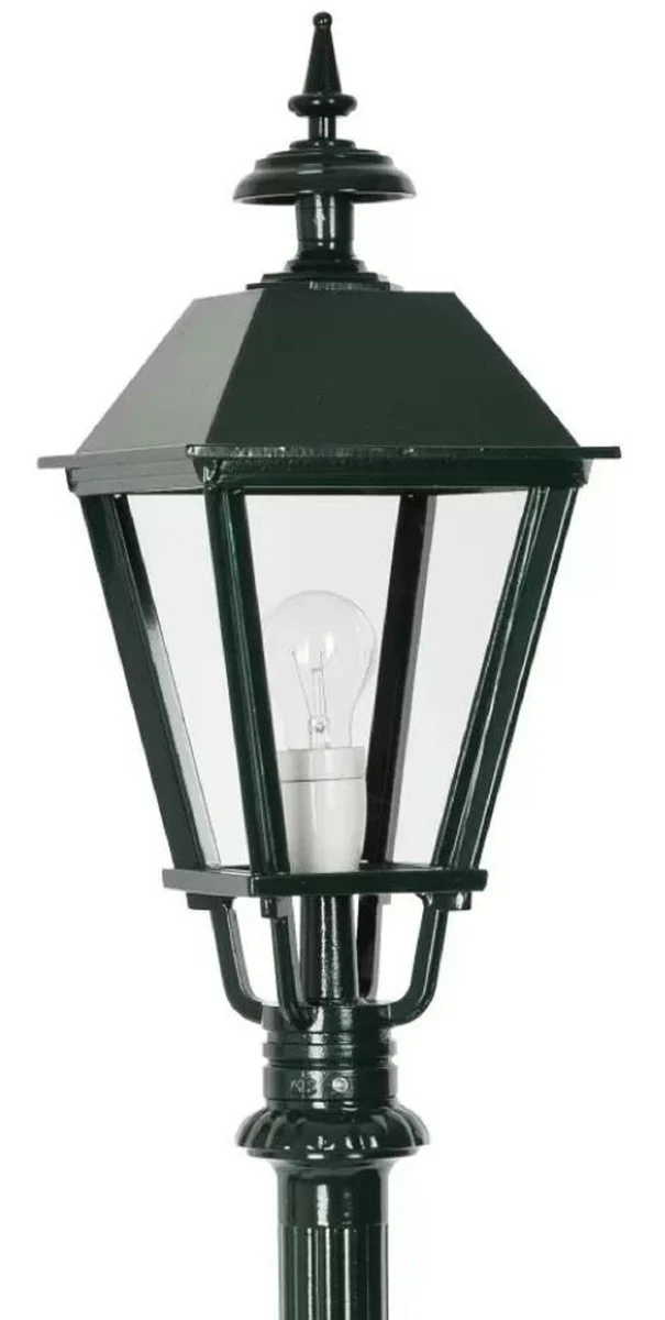 Casa Padrino linterna de jardín barroco 22 x 22 x A. 142 cm - Varios Colores - Lámpara de pie exterior elegante - Iluminación exterior nostálgica