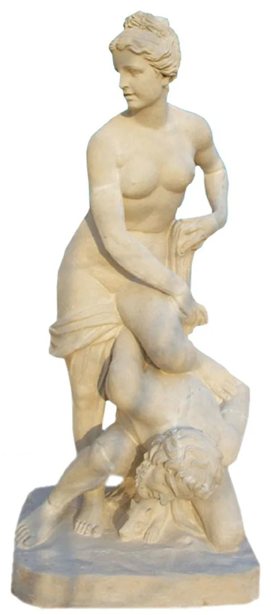 Casa Padrino escultura de m¨¢rmol estilo antiguo beige A. 160 cm