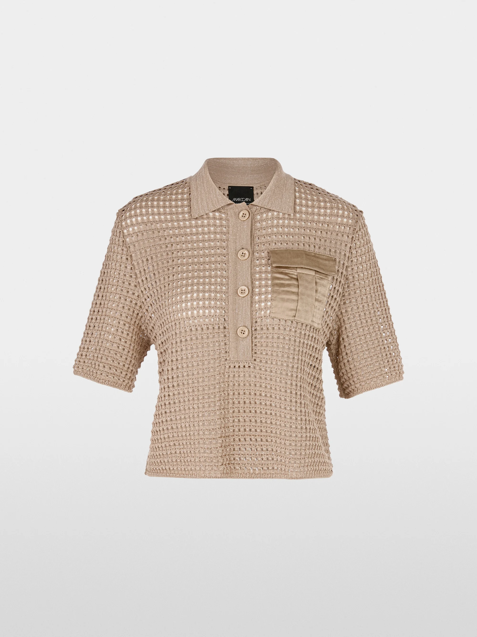 Marc-Cain Rethink Together knit polo shirt