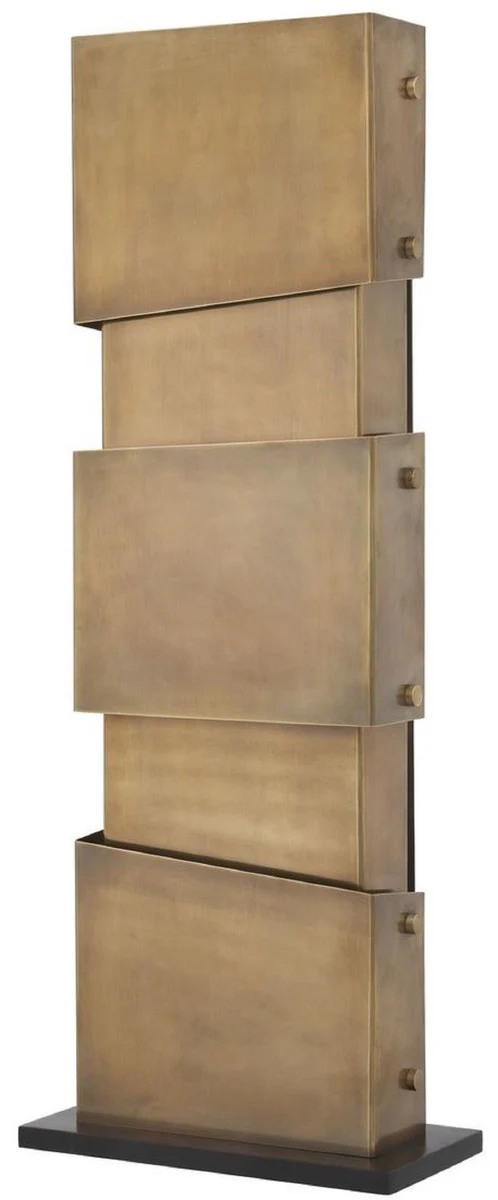 Casa Padrino lámpara de mesa de diseño de latón vintage 28 x 14 x A. 74 cm - Lámpara de mesa moderna - Calidad de Lujo