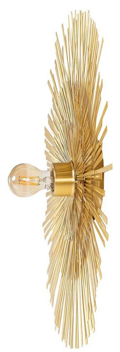 Casa Padrino lámpara de pared de lujo Ø 60 cm - Lámpara de pared redonda de latón - Lámpara de Pared para Hotel y Restaurante - Colección de Lujo