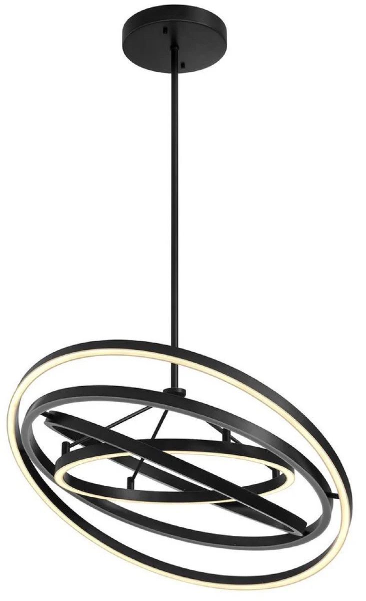 Casa Padrino araña de luces LED de lujo bronce Ø 90 x A. 102 cm - Araña de salón moderna ajustable - Calidad de Lujo