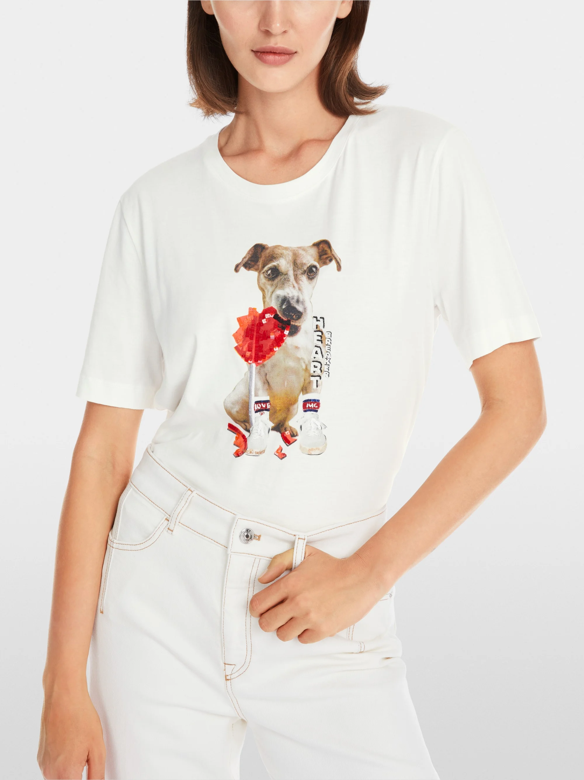 Marc-Cain T-shirt in pure cotton