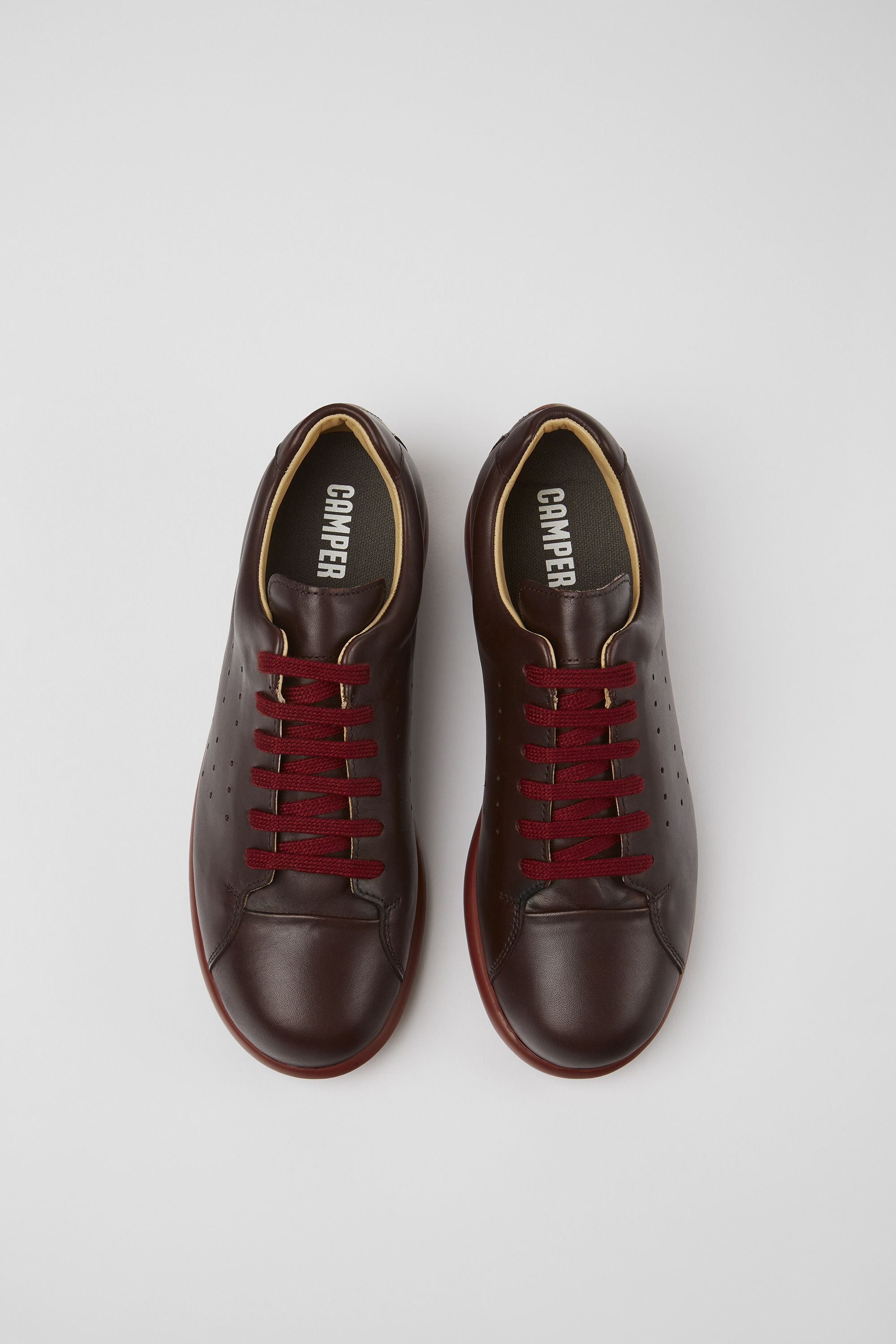 Pelotas XLite - Burgundy leather shoes for women