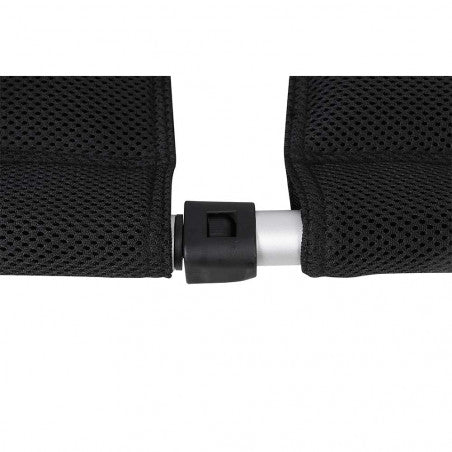 Baya Sun Confort Maxi negro - Silla plegable alta de malla