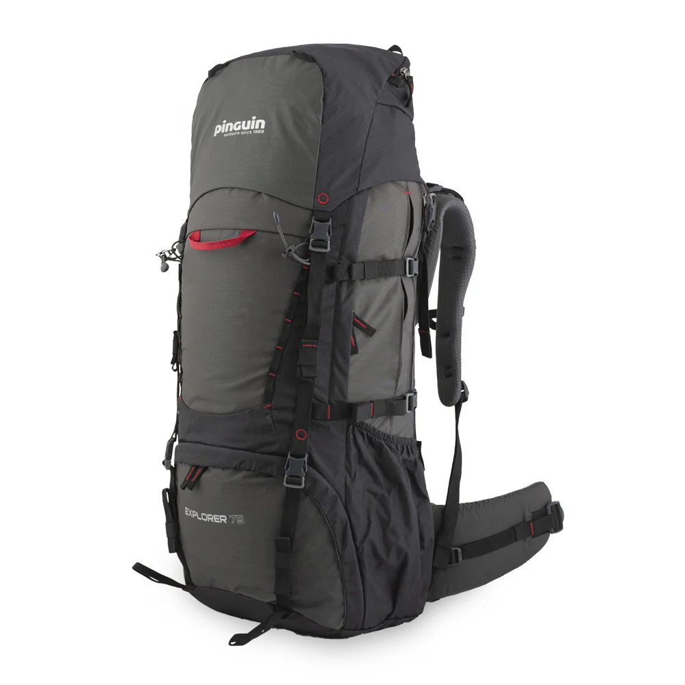 Mochila de trekking Pinguin EXPLORER 75 - negra