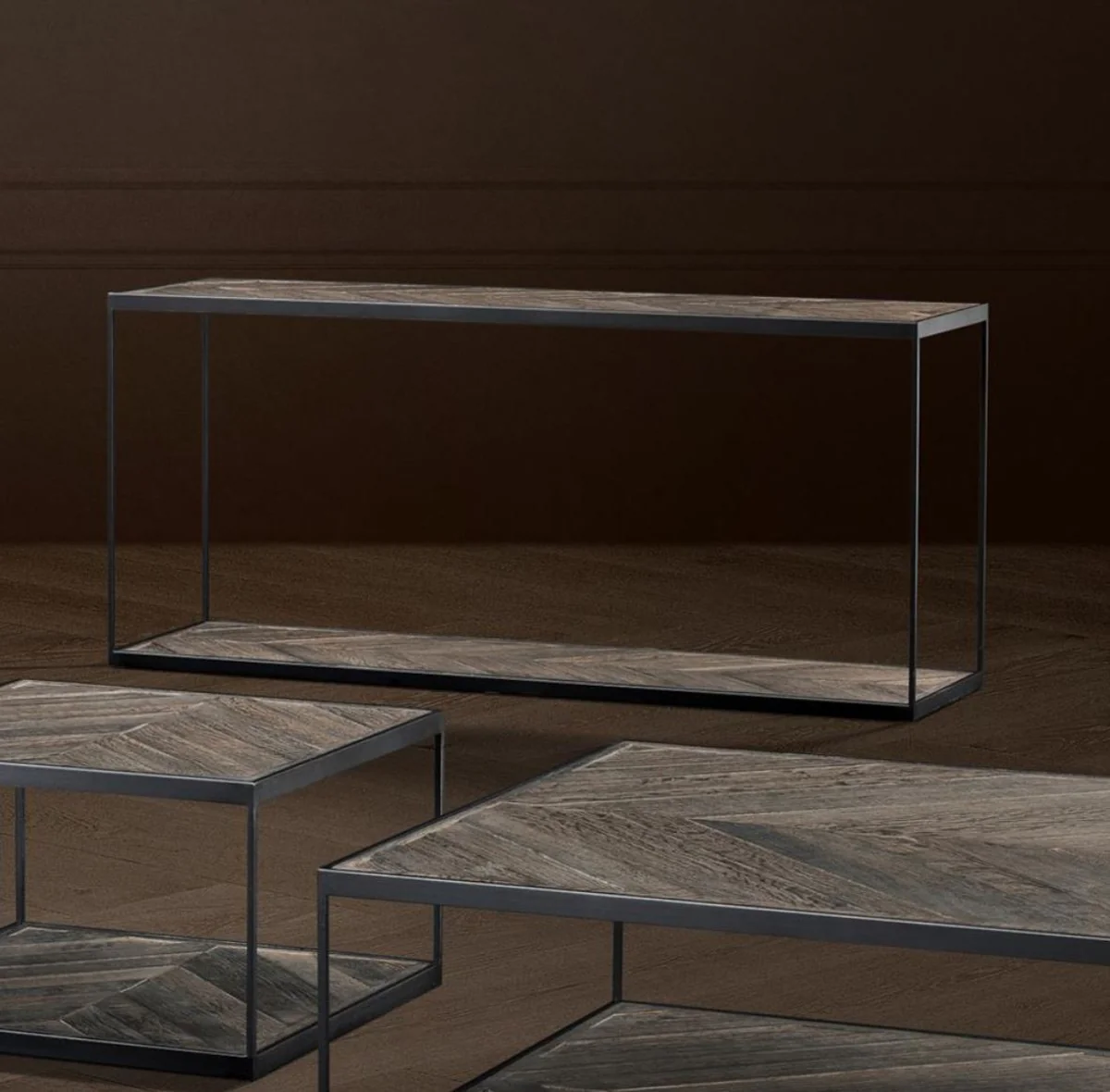 Mesa de consola Casa Padrino 160 x 45 x H. 72 cm - muebles de salón de lujo