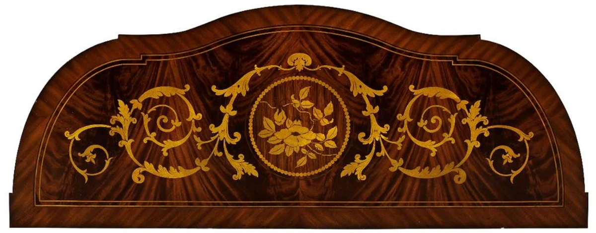 Casa Padrino consola barroco de lujo blanco / marr¨®n / oro - Consola de madera maciza hecha a mano con caj¨®n - Muebles de sal¨®n de lujo en estilo barroco - Muebles barrocos - Interiores barrocos