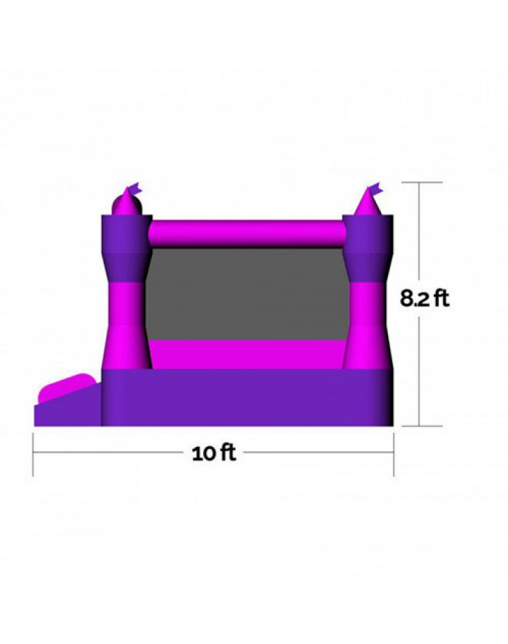Princess Castle 10 Commercial Bouncer Moonwalk