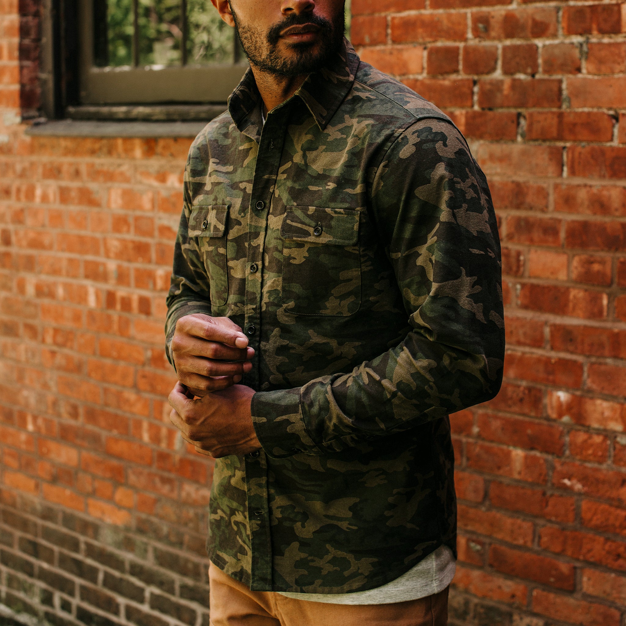 The Yosemite Shirt in Trail Camo