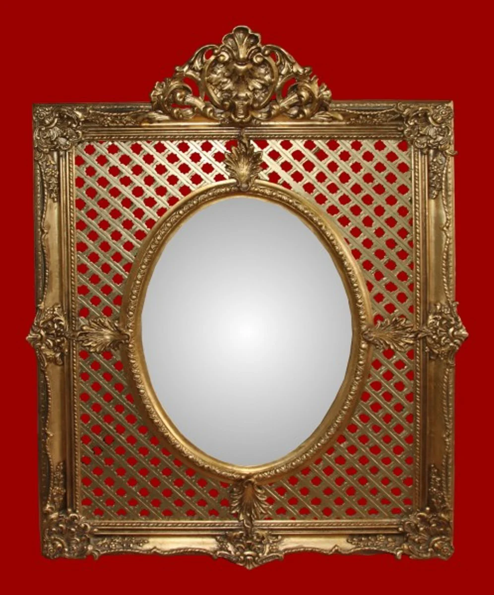 Casa Padrino Baroque luxury mirror gold B 101 cm, H 141 cm - precious & sumptuous