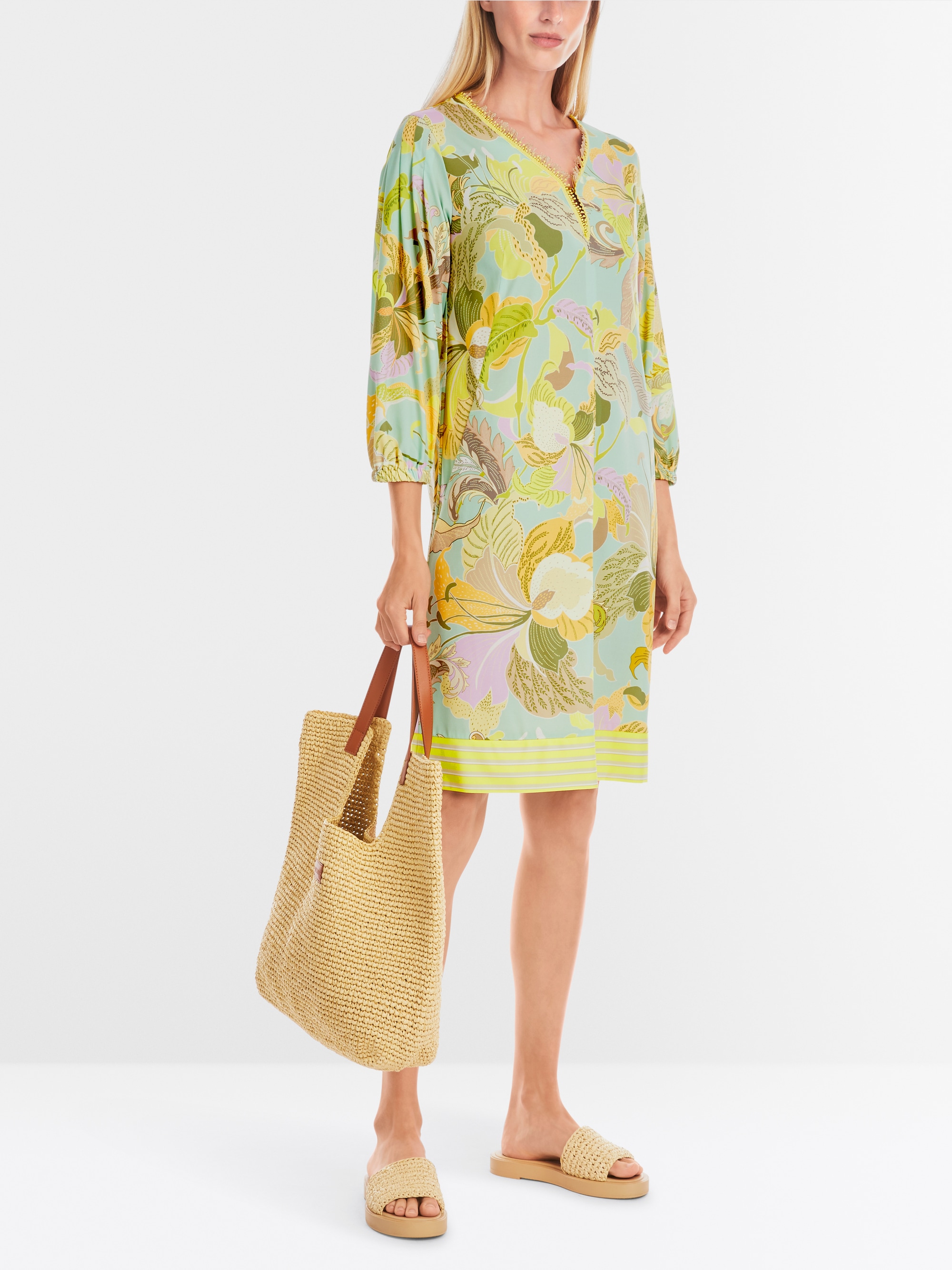 Marc-Cain Soft flowing printed tunic dress