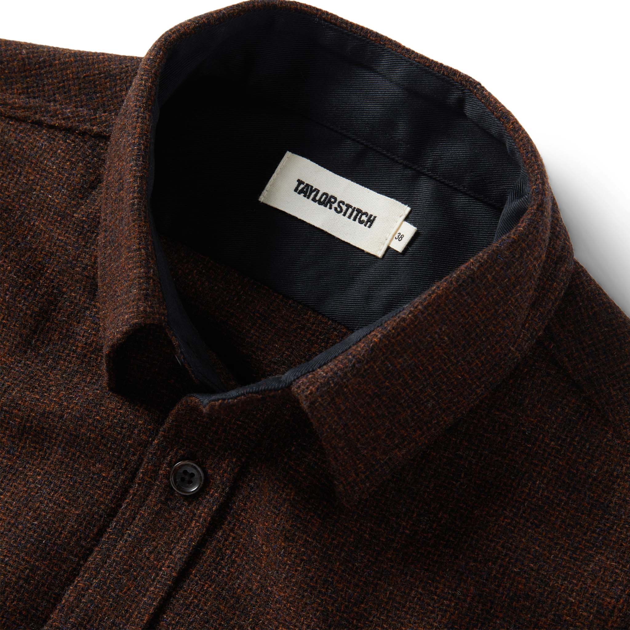 The Service Shirt in Ginger Melange Wool