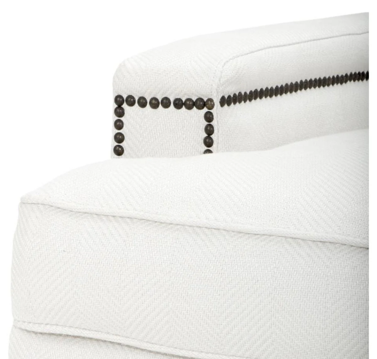 Casa Padrino sof¨¢ de dise?o de lujo blanco 262 x 102 x 90 cm H. - muebles de sala